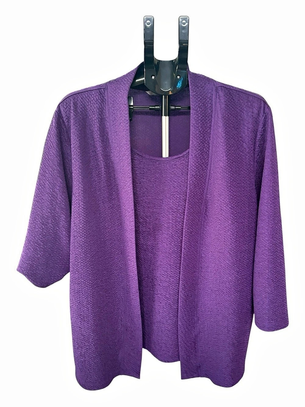 Alia Women's Purple Cardigan Size Large